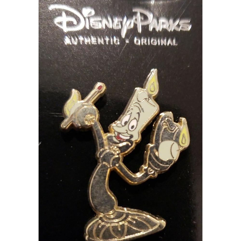 Disney Pin BEAUTY & THE BEAST LUMIERE Candelabra Disneyland Resort 2016 00075‎